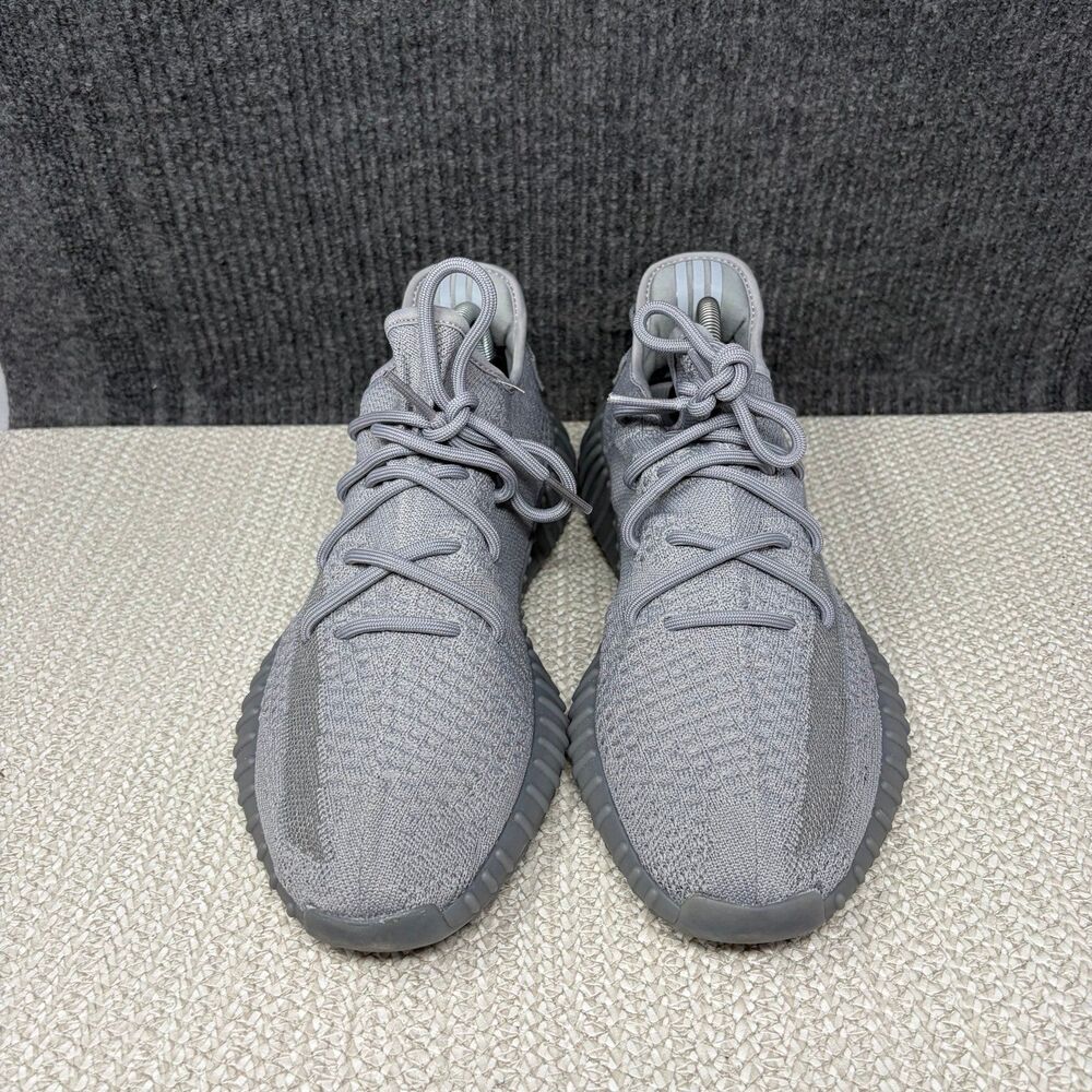 Adidas Yeezy Boost 350 V2 Steel Gray Athletic Shoes Mens Size 10 IF3219 - Picture 2 of 8